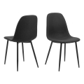 Spisebordsstol KAIA 1 stk. sort