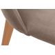Spisebordsstol RIFO 86x48 cm beige/bøg