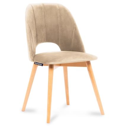 Spisebordsstol TINO 86x48 cm beige/lyse eg
