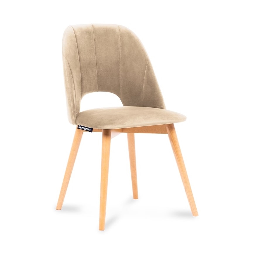 Spisebordsstol TINO 86x48 cm beige/lyse eg