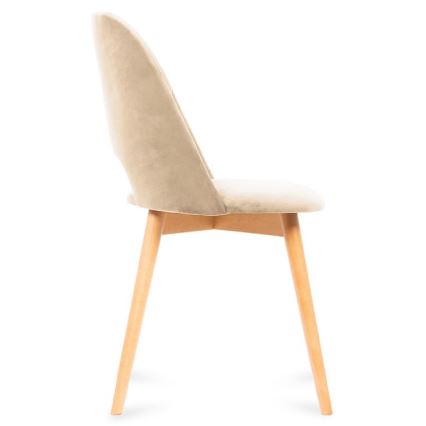 Spisebordsstol TINO 86x48 cm beige/lyse eg
