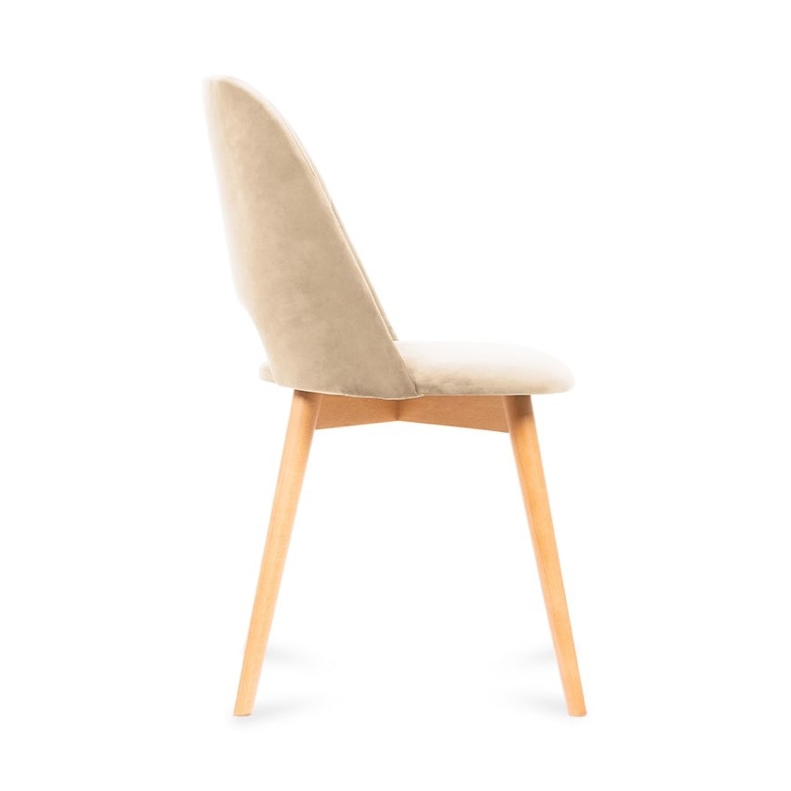 Spisebordsstol TINO 86x48 cm beige/lyse eg