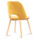 Spisebordsstol TINO 86x48 cm gul/bøg