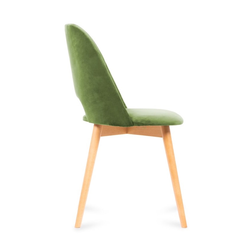Spisebordsstol TINO 86x48 cm lys grøn/lyse eg
