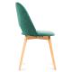 Spisebordsstol TINO 86x48 cm mørkegrøn/bøg