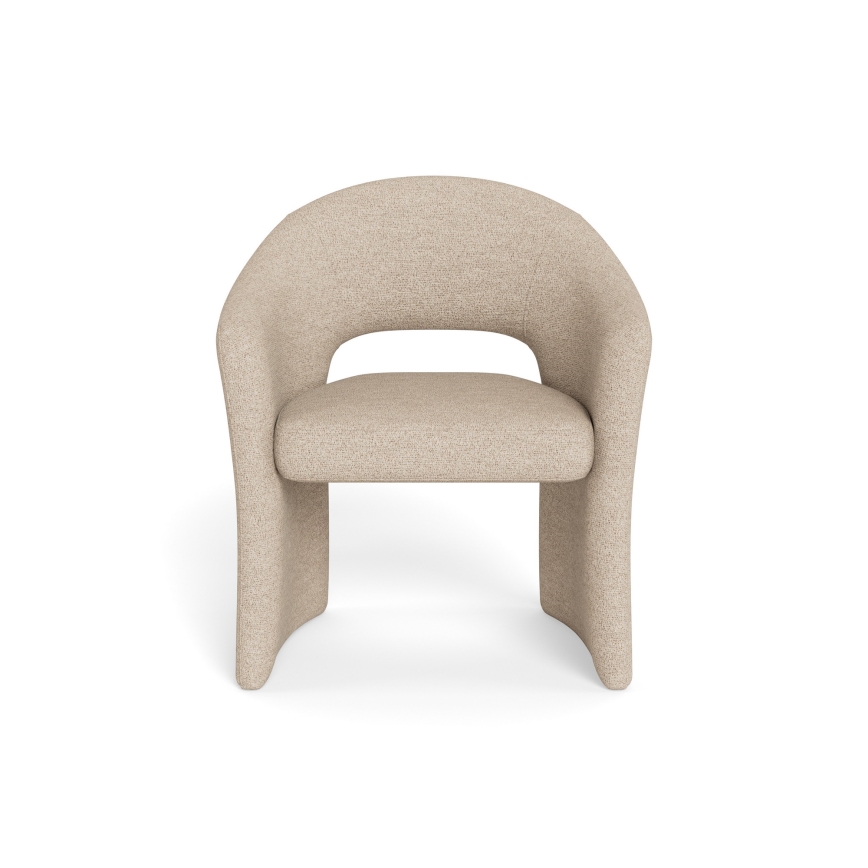 TORI spisestol med armlæn, beige
