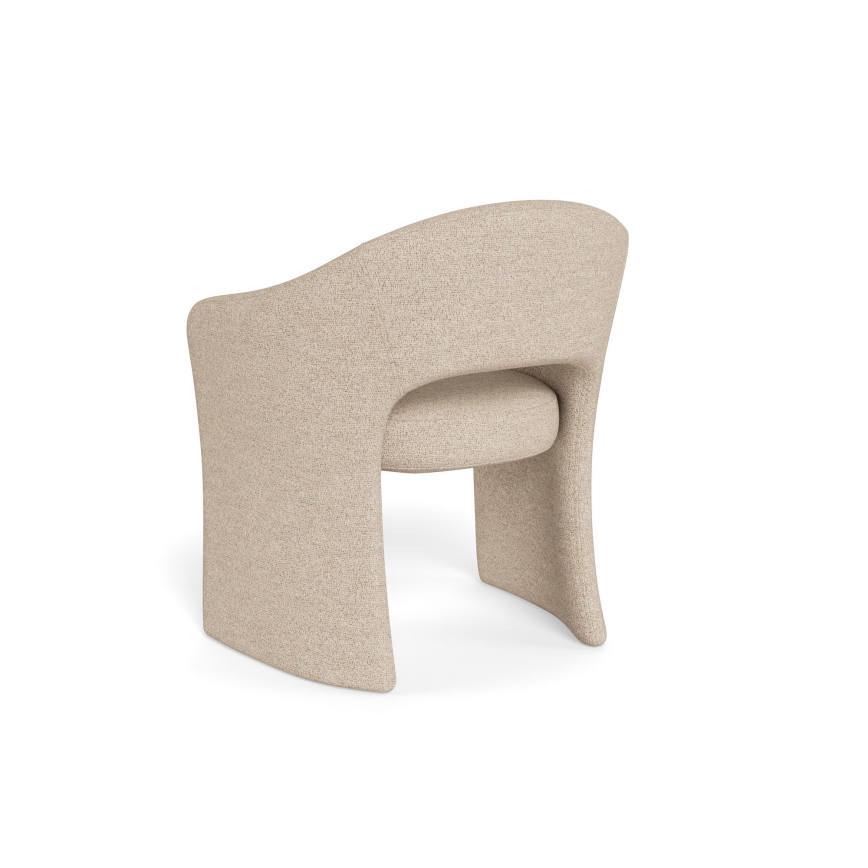 TORI spisestol med armlæn, beige