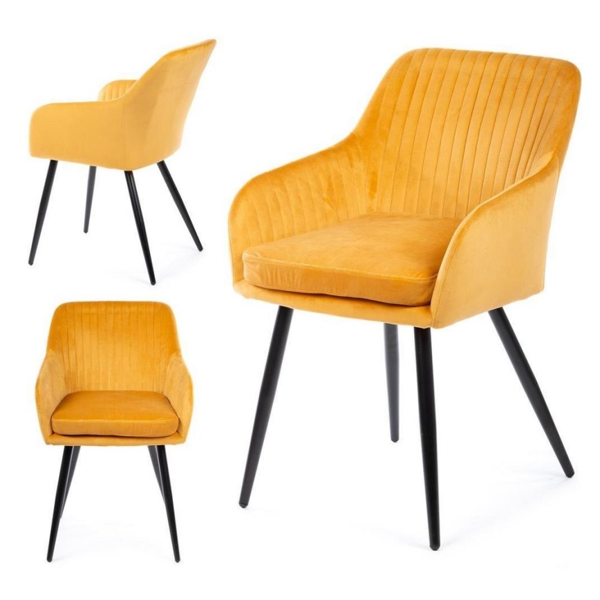 Spisebordsstole 2 stk. LENTI orange