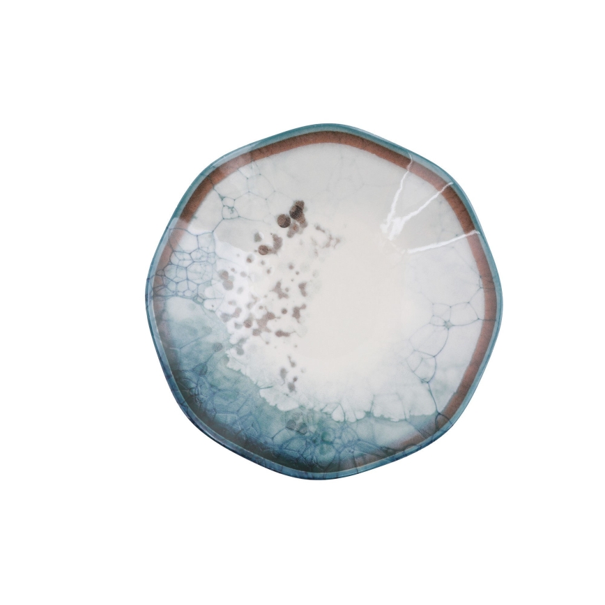 Spisestel 24 dele blå/porcelæn