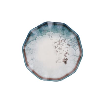 Spisestel 24 dele blå/porcelæn