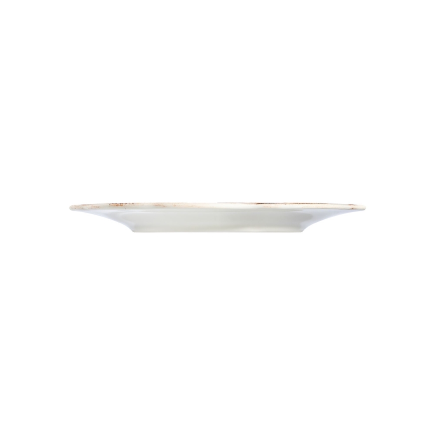 Spisestel 24 dele hvid/blå/rød/porcelæn