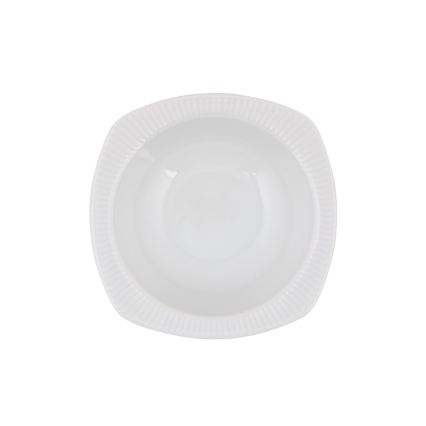 Spisestel 24 dele, hvidt porcelæn
