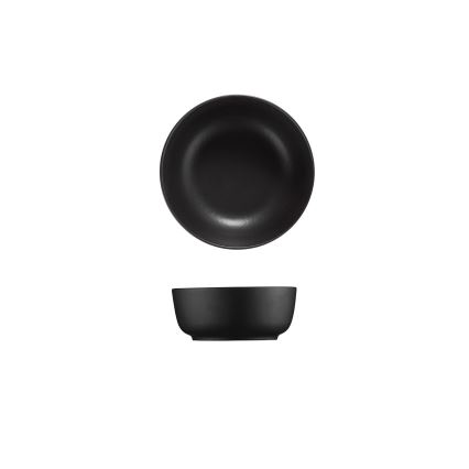 Spisestel 24 dele sort/porcelæn