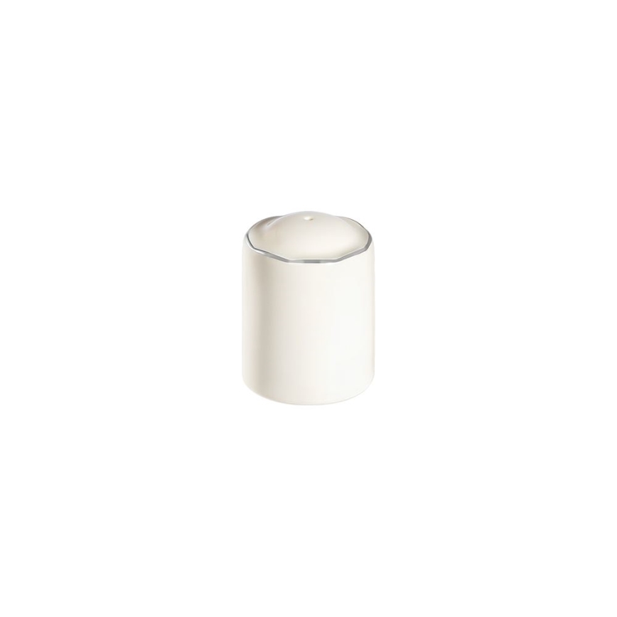 Spisestel 53 dele hvid/sølv/porcelæn