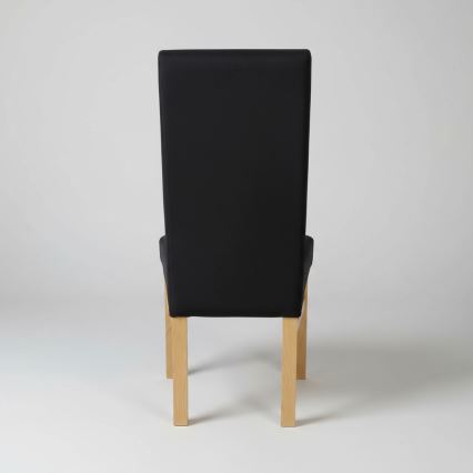 Spisestol ALISON sort/eg