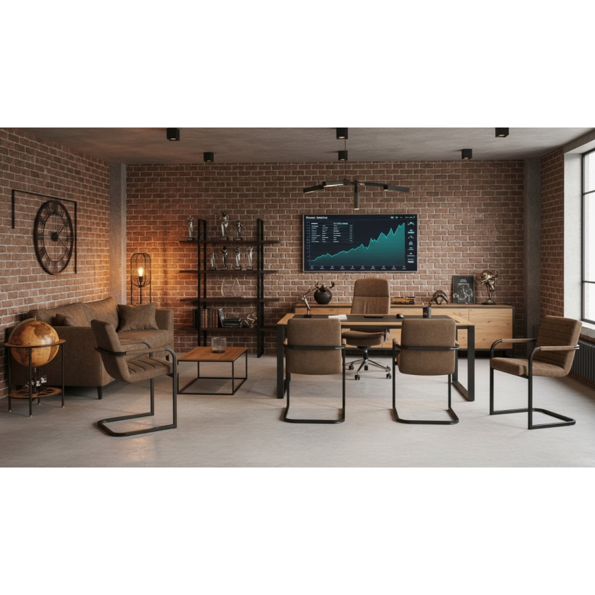 Spisestol BART, brun