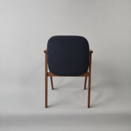 Spisestol GARDA valnød/antracit