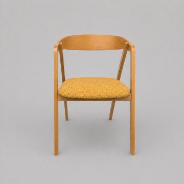 Spisestol LUSO eg/orange