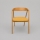 Spisestol LUSO eg/orange