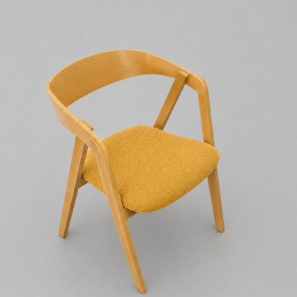 Spisestol LUSO eg/orange