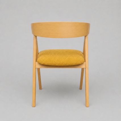 Spisestol LUSO eg/orange