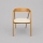 Spisestol LUSO egetræ/beige