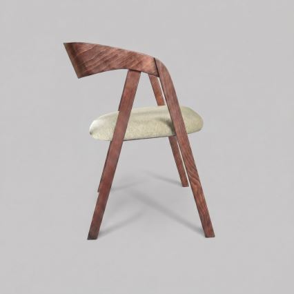 Spisestol LUSO valnød/beige