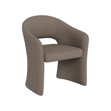 Spisestol med armlæn TORI i taupe
