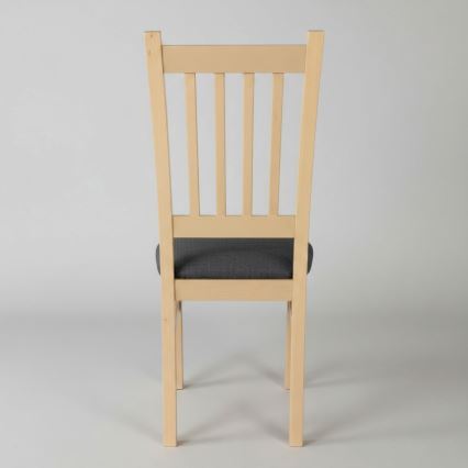 Spisestol SIMON bøg/mørkegrå