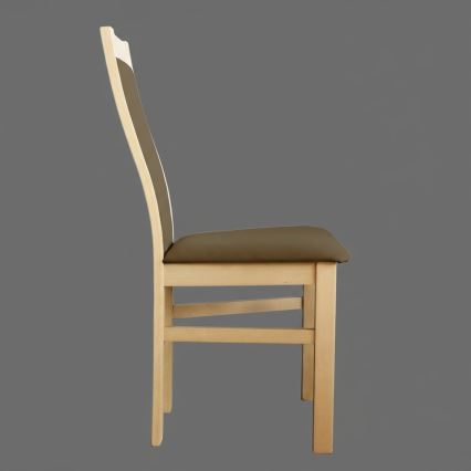 Spisestuestol ZOE eg/mørkebrun