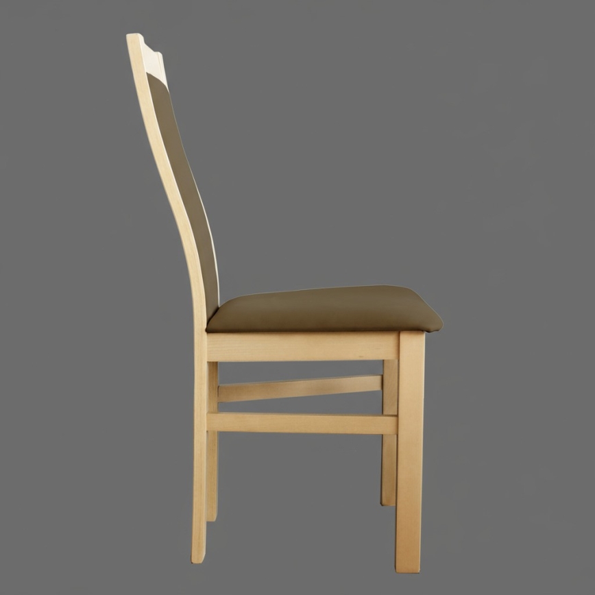 Spisestuestol ZOE eg/mørkebrun