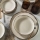 Spisesæt, 16 dele, beige/porcelæn