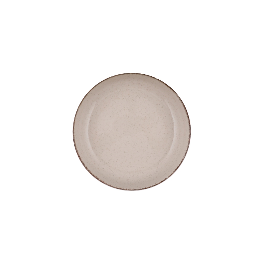 Spisesæt, 16 dele, beige/porcelæn