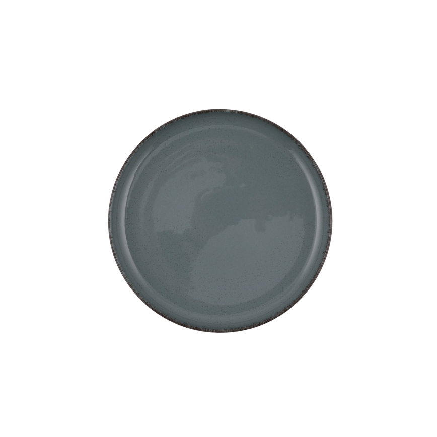 Spisesæt 16 dele grå/porcelæn