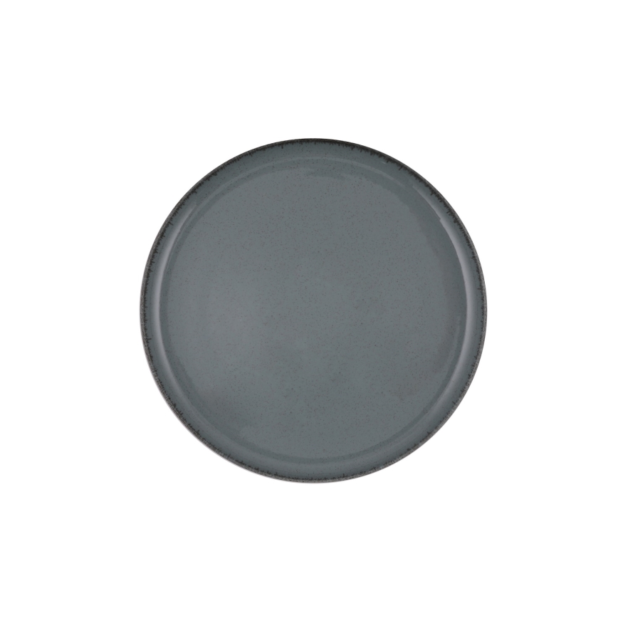 Spisesæt 16 dele grå/porcelæn