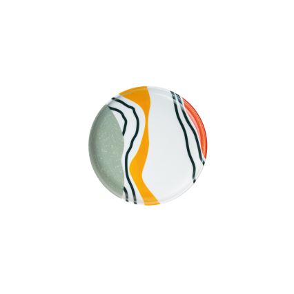 Spisesæt 18 dele flerfarvet/porcelæn