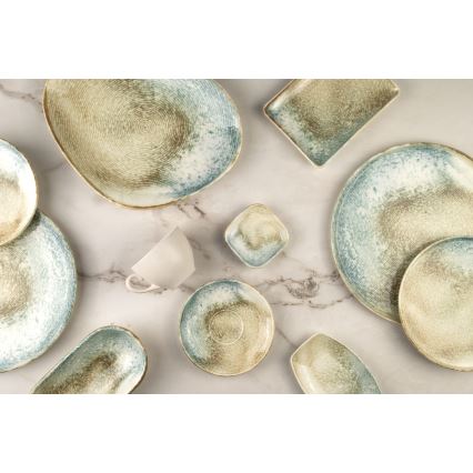 Spisesæt 18 dele, flerfarvet porcelæn