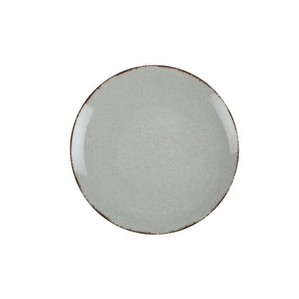 Spisesæt 18 dele grøn/porcelæn