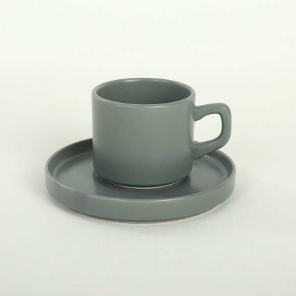 Spisesæt 20 dele flerfarvet/stentøj