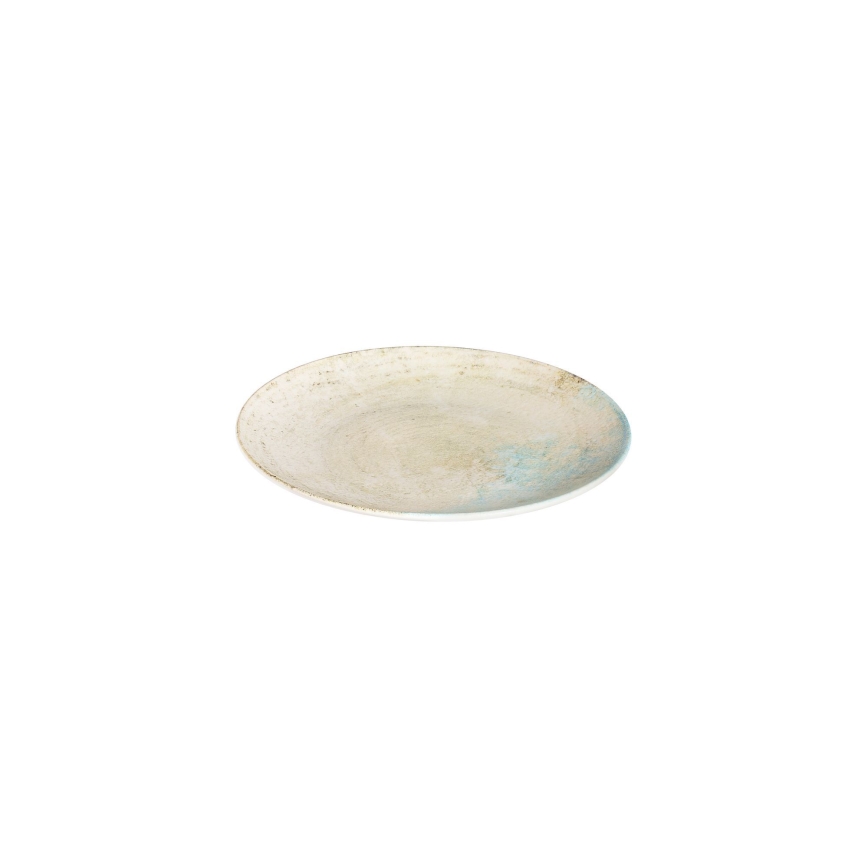 Spisesæt 24 dele blå/beige/porcelæn