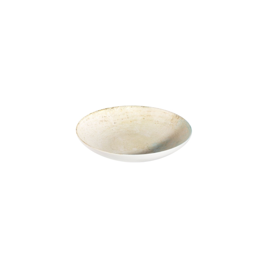 Spisesæt 24 dele blå/beige/porcelæn