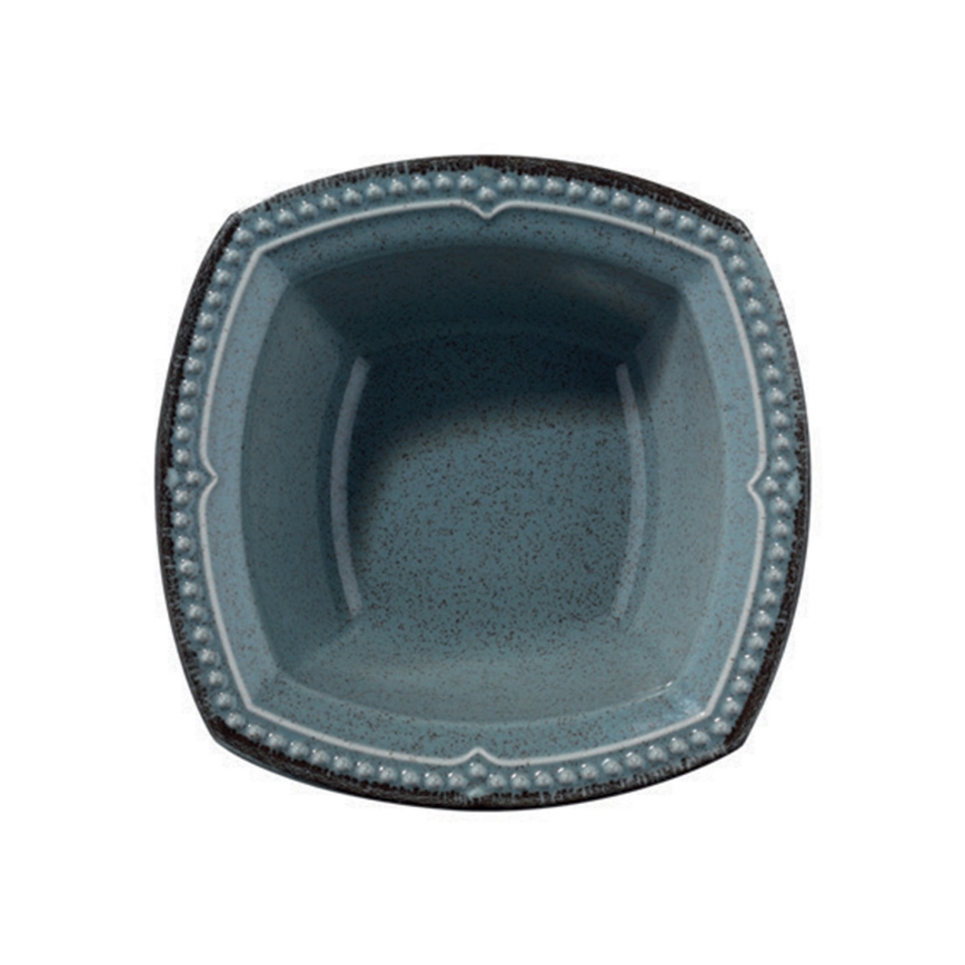 Spisesæt 24 dele blå/porcelæn