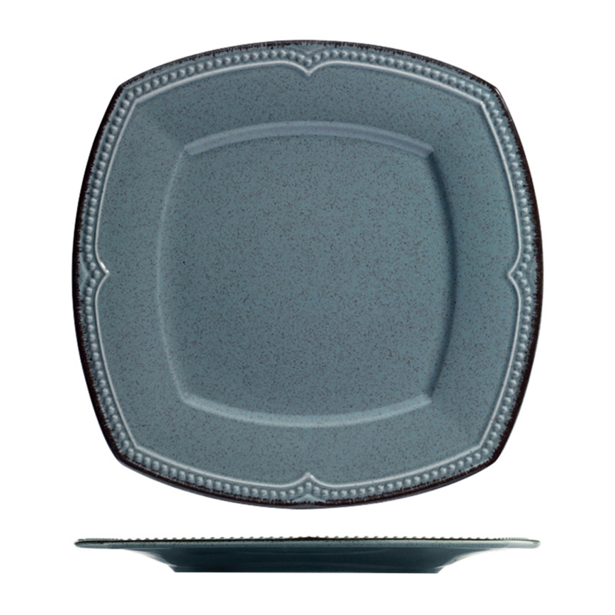 Spisesæt 24 dele blå/porcelæn