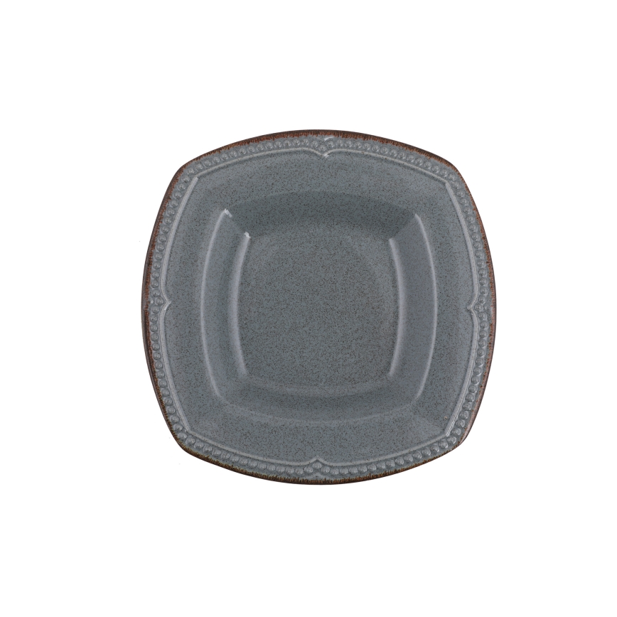 Spisesæt 24 dele blå/porcelæn