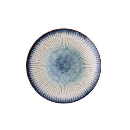 Spisesæt 24 dele blå/porcelæn