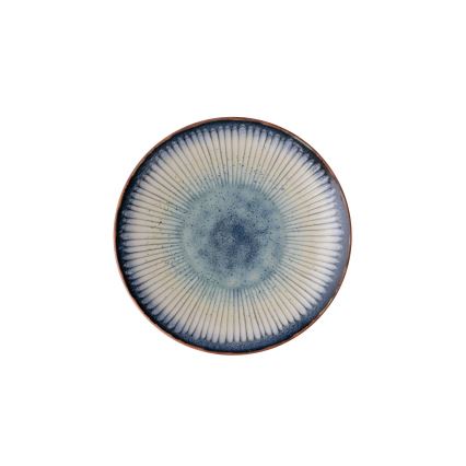 Spisesæt 24 dele blå/porcelæn