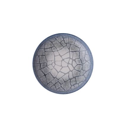 Spisesæt 24 dele blå/porcelæn