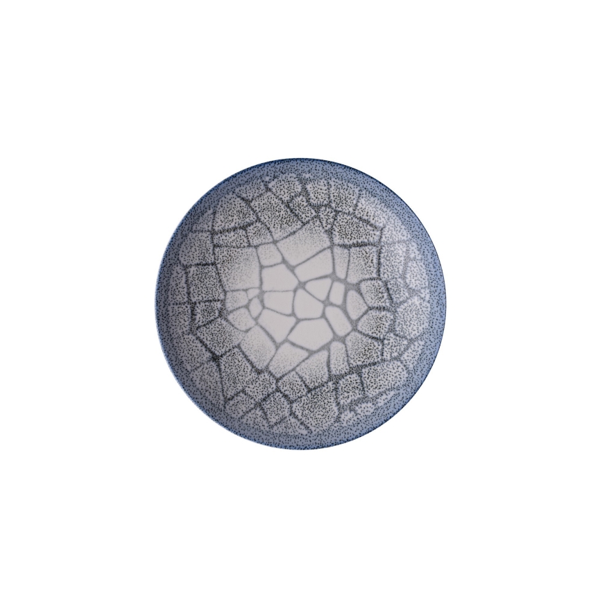 Spisesæt 24 dele blå/porcelæn