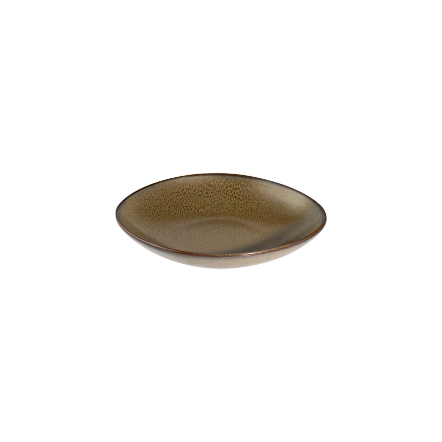 Spisesæt 24 dele flerfarvet/brun/porcelæn