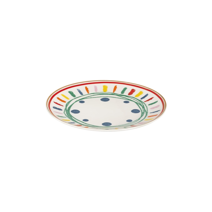 Spisesæt 24 dele flerfarvet/porcelæn